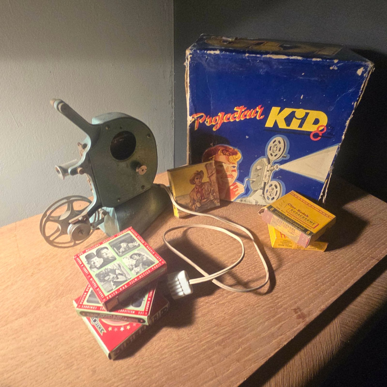Projecteur vintage avec films, Ophalen of Verzenden, Projector