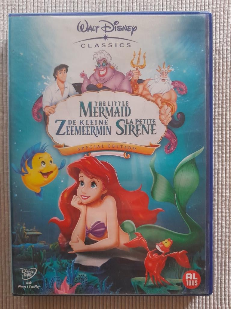 De kleine zeemeermin, Tekenfilm, Ophalen of Verzenden, Zo goed als nieuw, Alle leeftijden