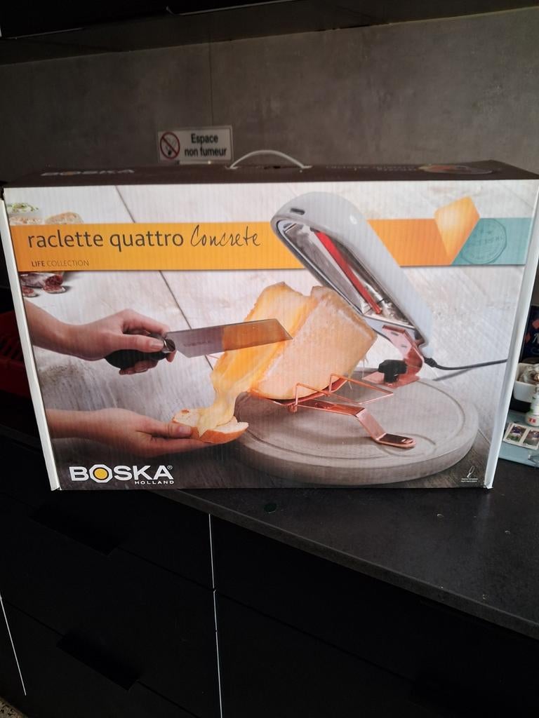 appareil raclette, Ophalen