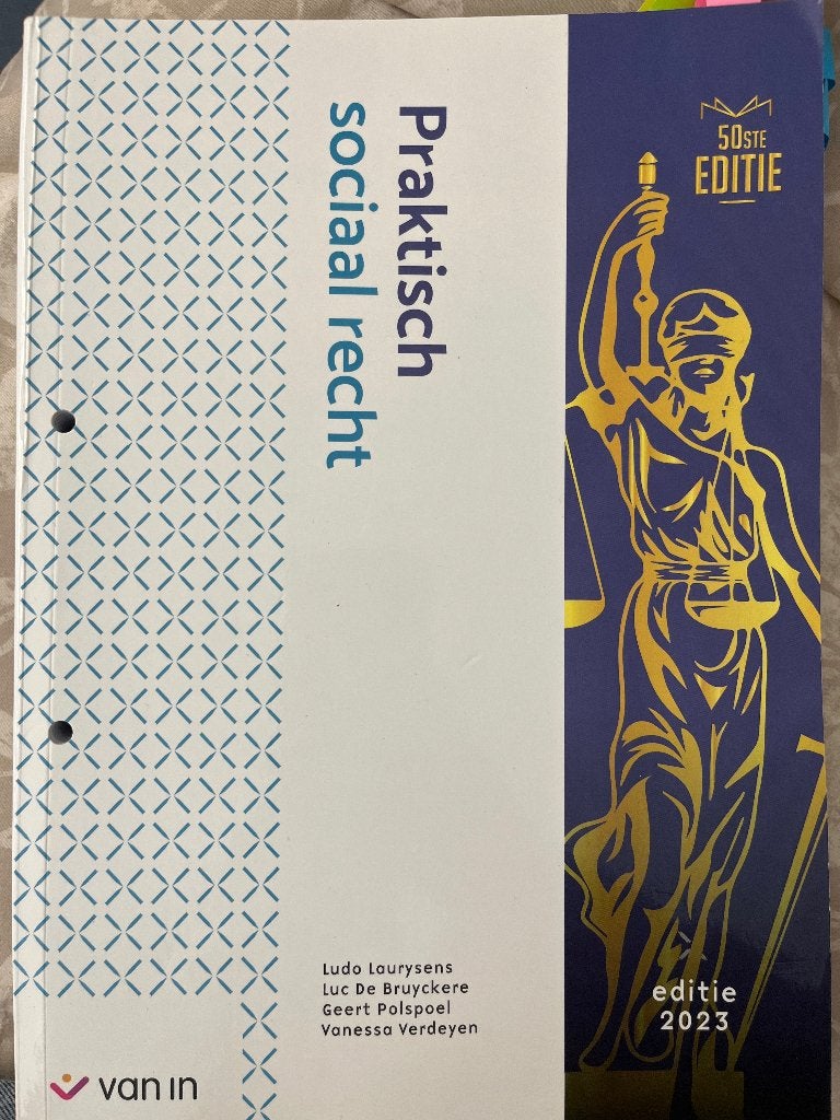 Sociaal recht, Boeken, Ophalen of Verzenden, Nieuw, Hogeschool, Van In
