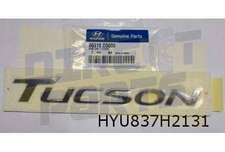 Hyundai Tucson embleem tekst ''Tucson'' achterzijde Originee, -, Verzenden, -, Nieuw