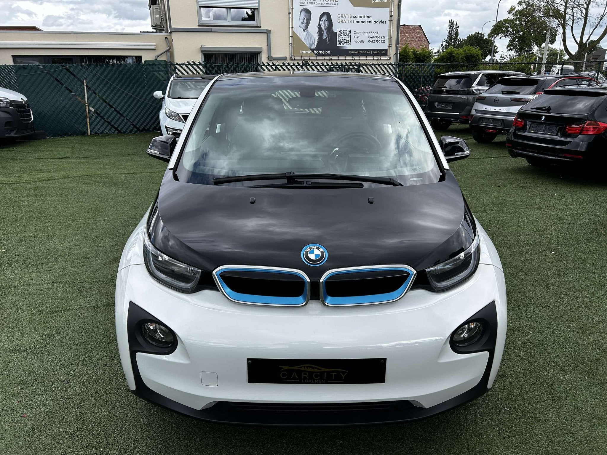 BMW i3 BENZINE+ELEKTRISCHAUTOMAATGPSBLEUTOOTH, Auto's, Automaat, Wit, Berline, 5 deurs
