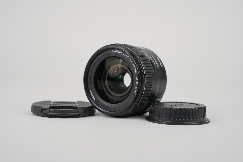Canon EF 35mm f/2 IS USM, TV, Hi-fi & Vidéo, 35 mm, Comme neuf, Mise au point manuelle, Objectif grand angle