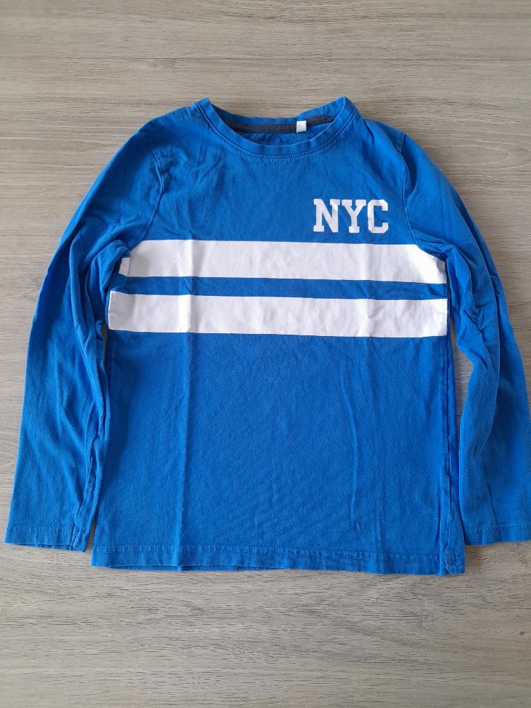 2 longsleeves maat 134-140, Kinderen en Baby's, Kinderkleding | Maat 134, Ophalen of Verzenden, Zo goed als nieuw, Jongen, Shirt of Longsleeve