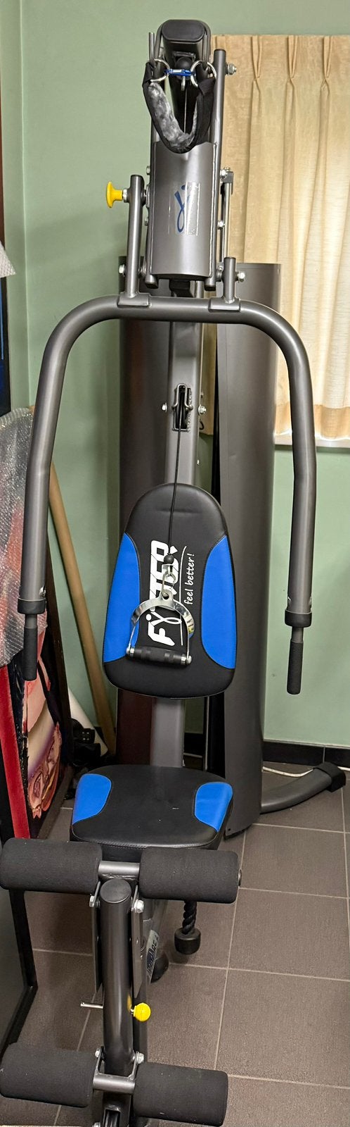 Krachtstation compleet Fitter benchBE-61, Sport en Fitness, Ophalen, Zo goed als nieuw