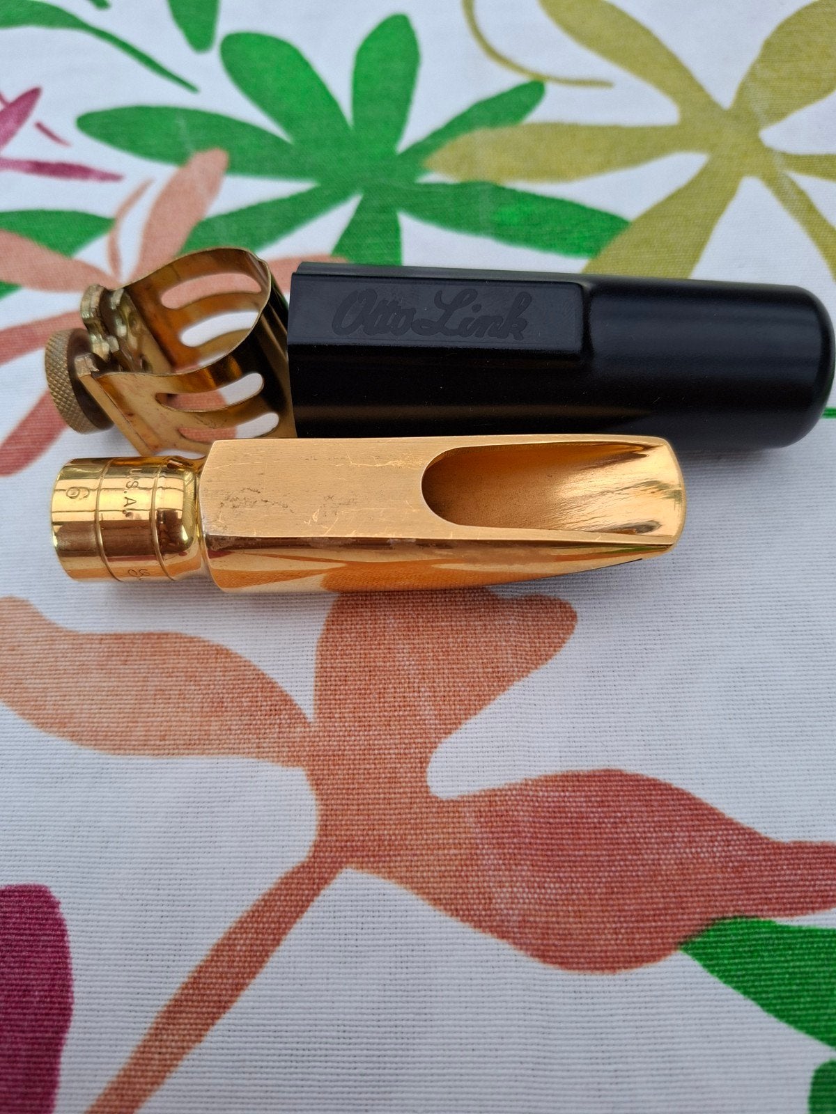 Otto link super tonemaster 6* alt saxofoon zo goed als nieuw, Ophalen, Alt
