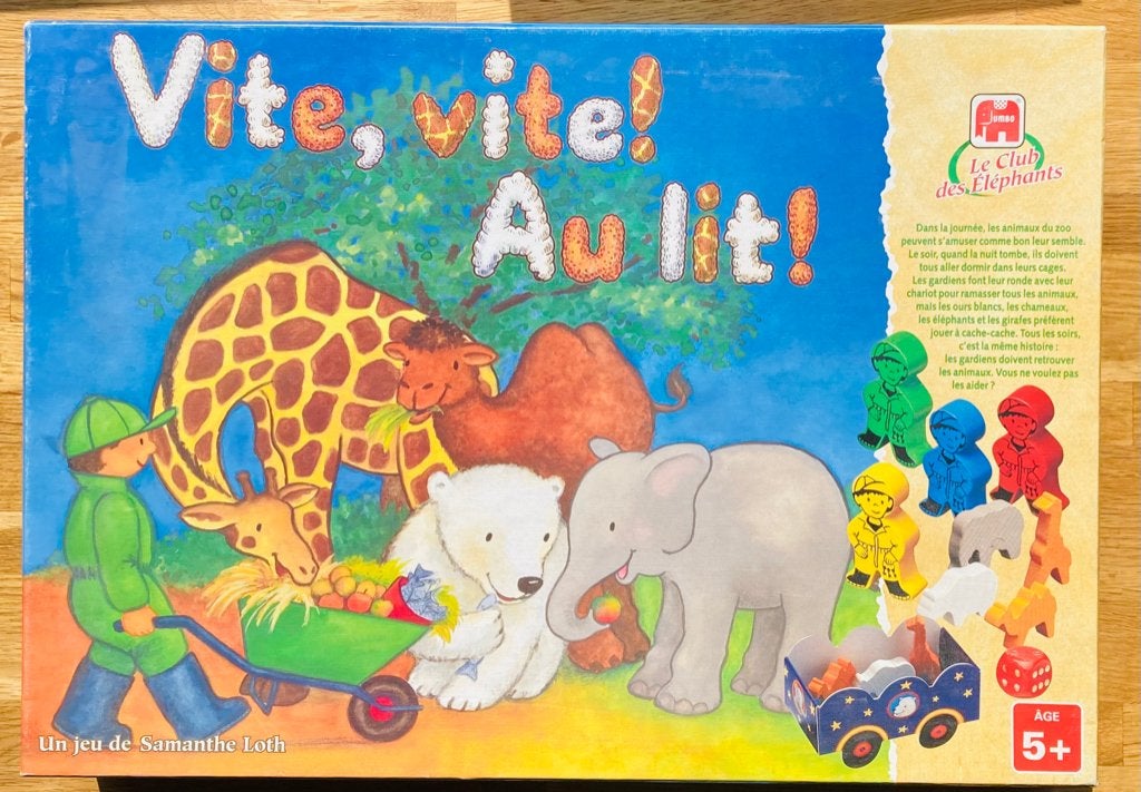 Jeu Jumbo : VITE, VITE ! AU LIT ! – 5 ans et +, Enlèvement ou Envoi, Utilisé