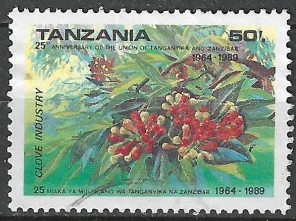 Tanzanie 1990 - Yvert 555C - Tanganyka et Zanzibar (ST), Timbres & Monnaies, Timbres | Afrique, Envoi, Tanzanie, Affranchi