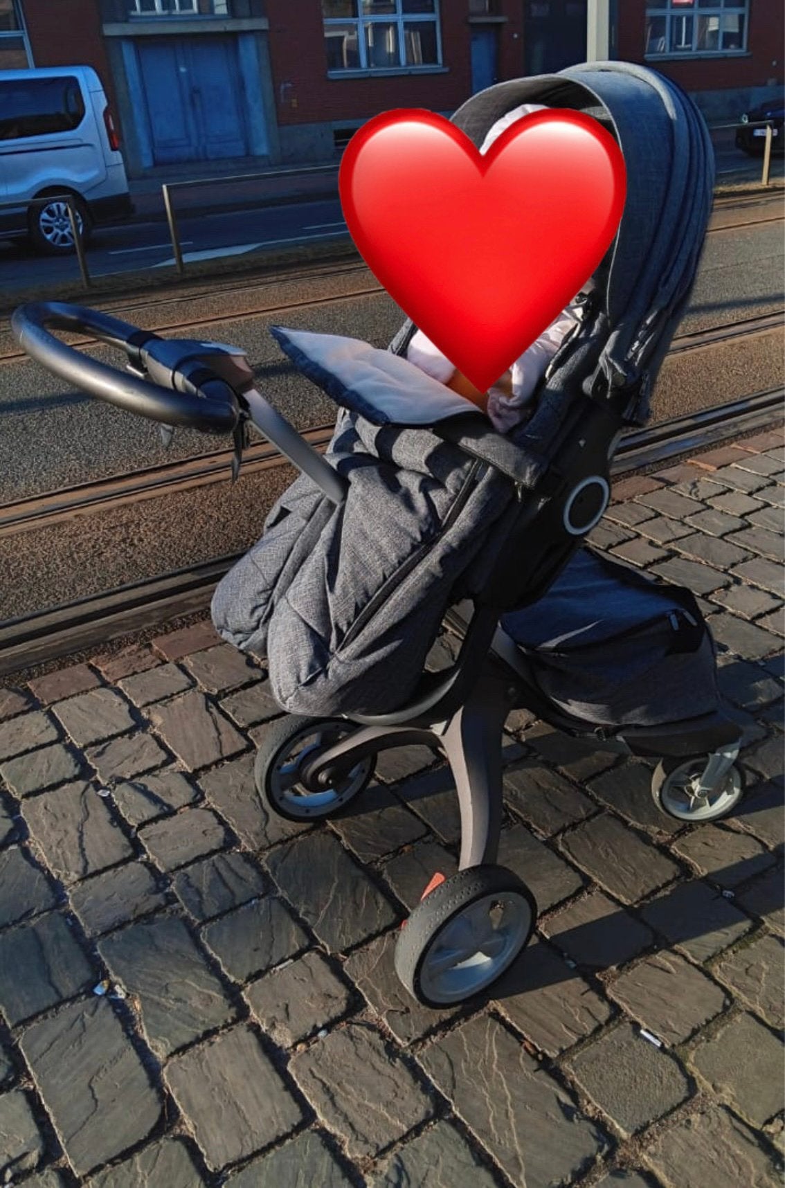Stokke Kinderwagen + gratis regenhoes, Enlèvement ou Envoi, Comme neuf, Protection de pluie