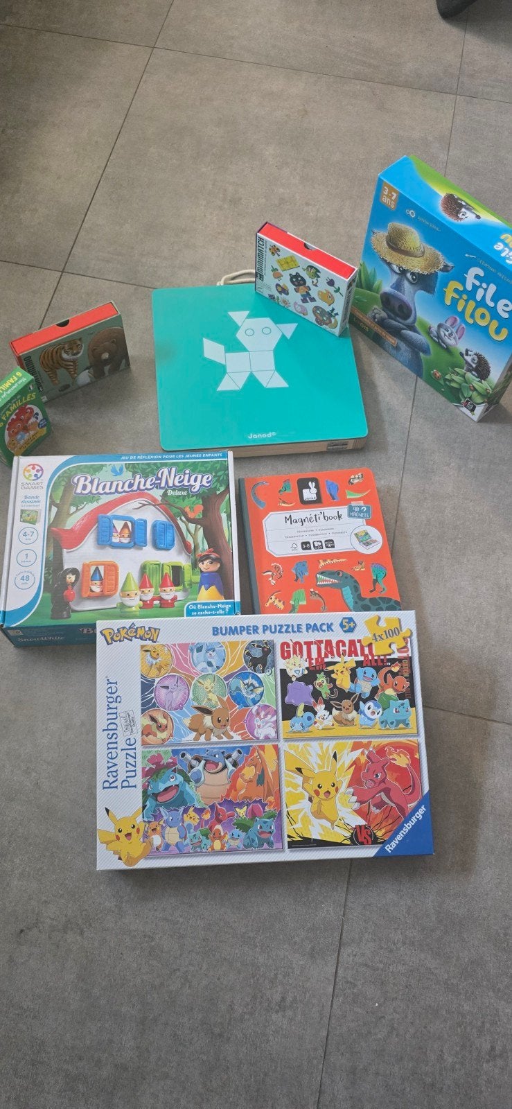 Lot de jeux enfants 3-7ans, Enlèvement ou Envoi