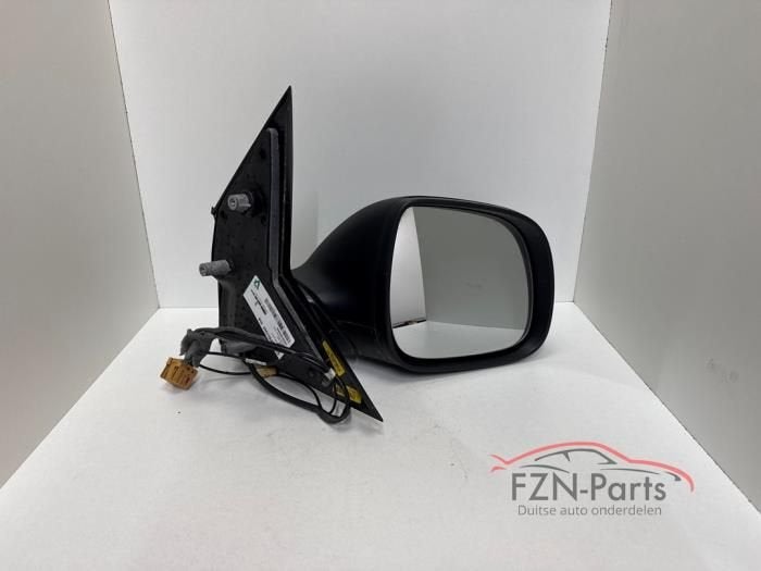 VW Transporter T6 Zij buiten spiegel Rechts Zwart, Ophalen of Verzenden, Gebruikt