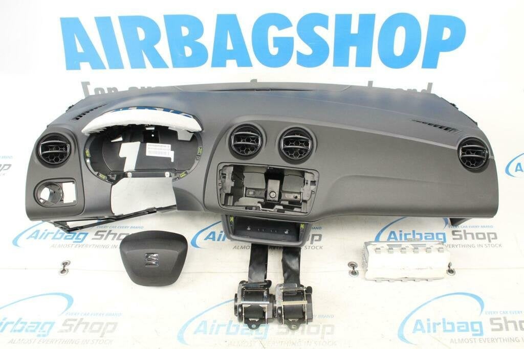 Airbag kit - Tableau de bord noir/gris foncé Seat Ibiza 6J, Enlèvement ou Envoi, Utilisé