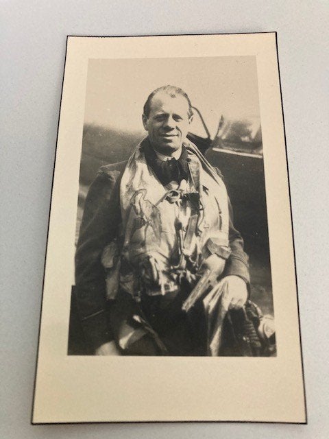 BP Pilot Burniat DFC, Enlèvement ou Envoi, Armée de l'air, Photo ou Poster