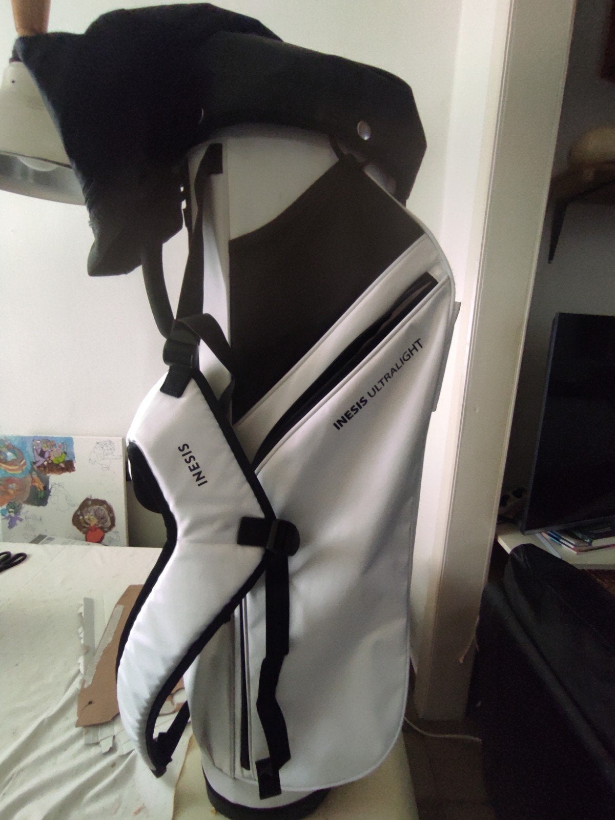 witte golfzak van Inesis, Enlèvement, Comme neuf, Sac, Autres marques