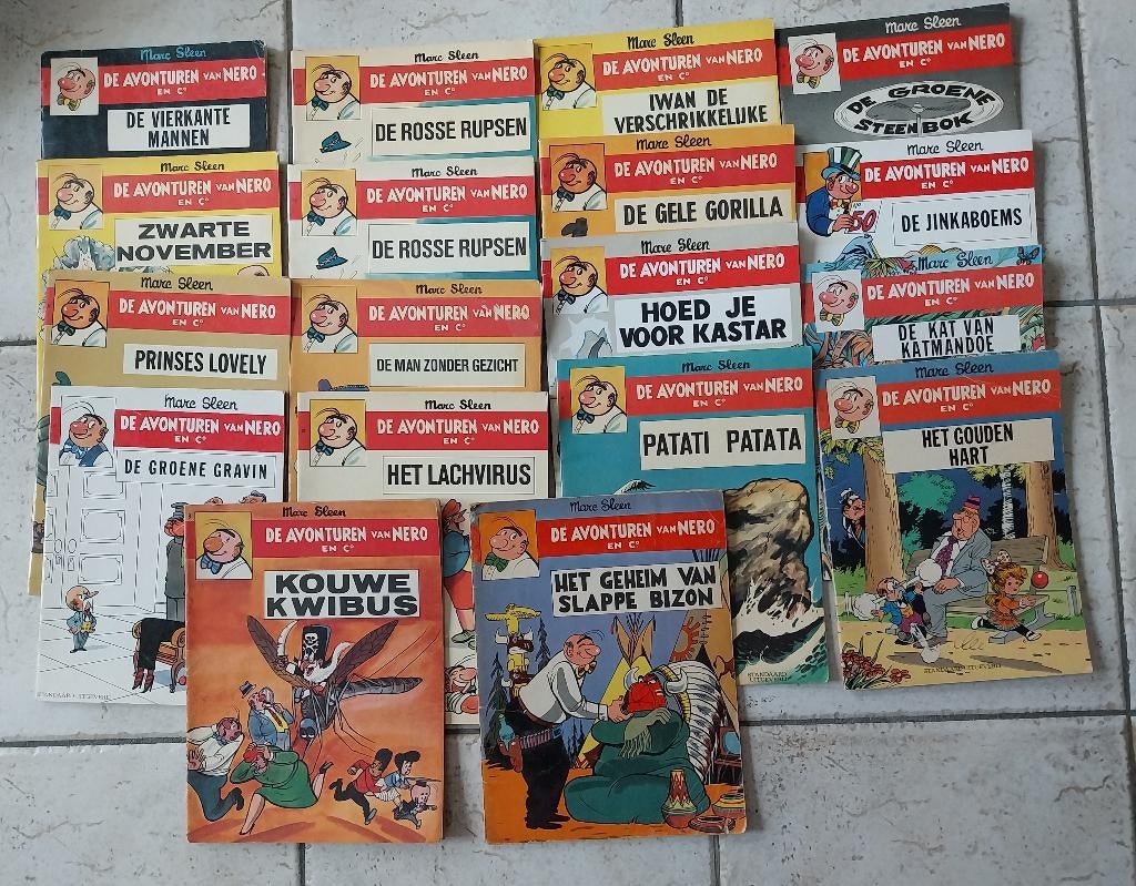 Nero 18 x, Meerdere stripboeken, Ophalen of Verzenden, Gelezen, Marc Sleen