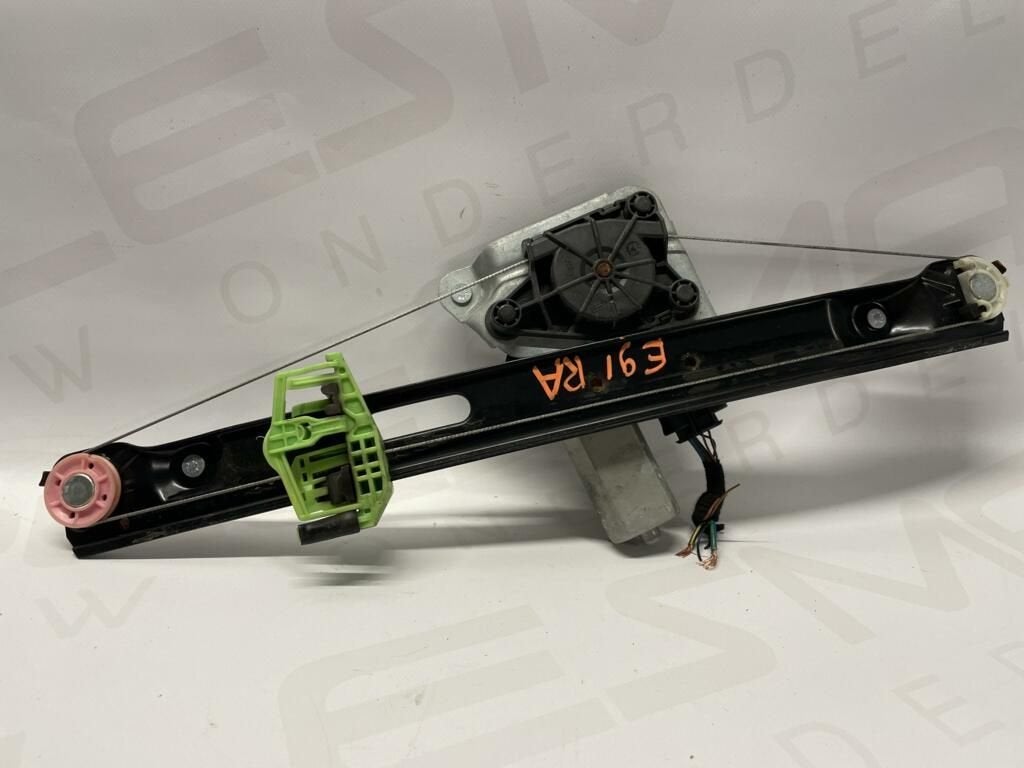 Raammechanisme rechtsachter BMW E90/E91 7075884, -, Utilisé, -, Enlèvement ou Envoi