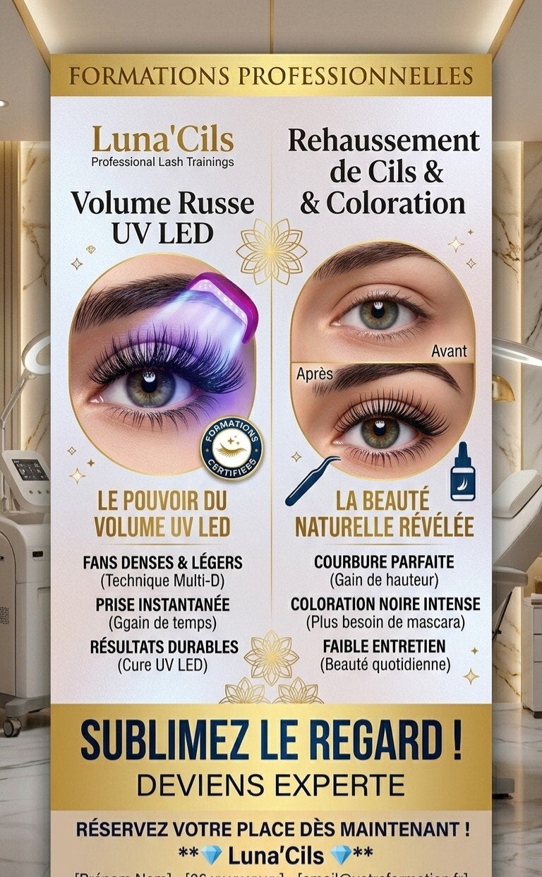 Technique Volume russe UV LED & Rehaussement de cils, Enlèvement