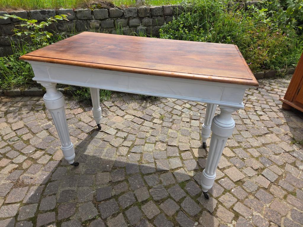 Oude keukentafel, eetkamer op wielen, Huis en Inrichting, Tafels | Eettafels, Ophalen