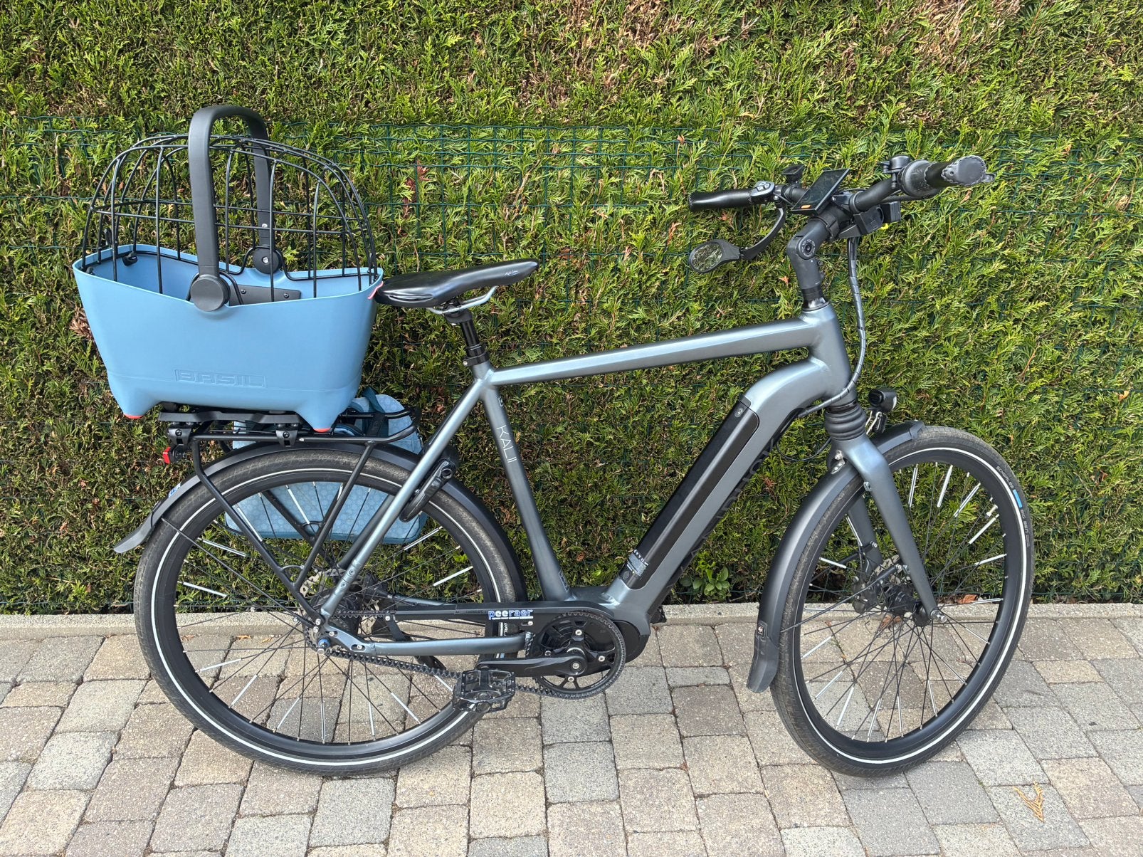Electrishe herenfiets maat 61, Ophalen, Zo goed als nieuw