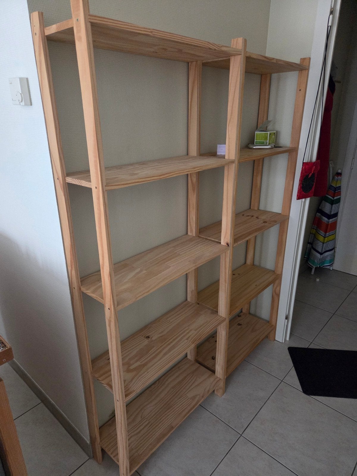 Houten rekjes, Ophalen