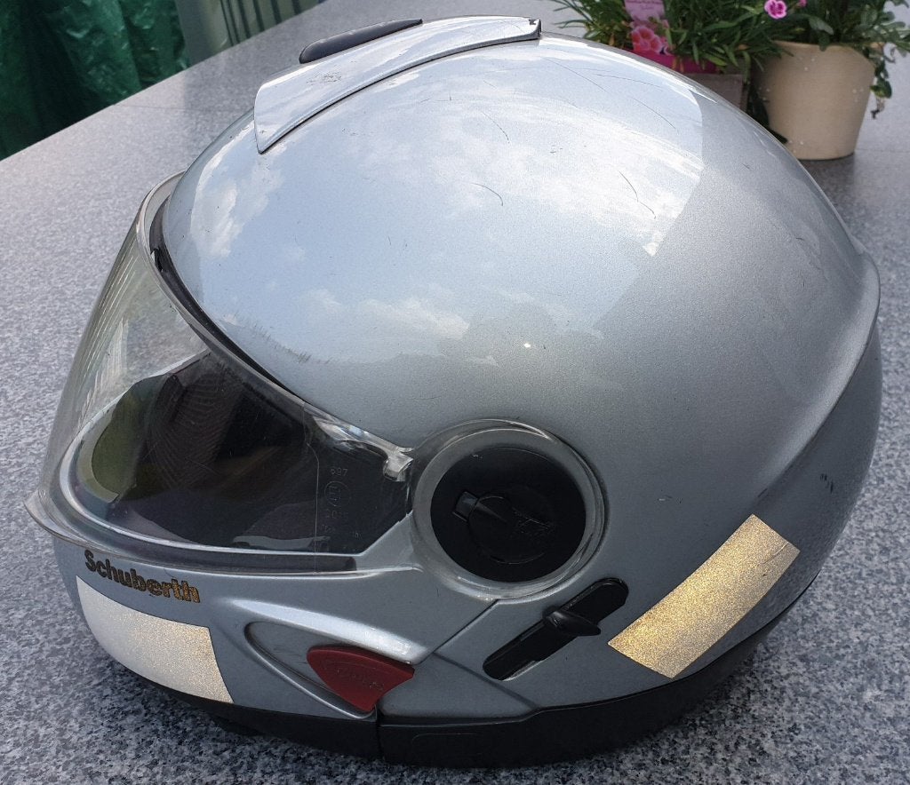 Shuberth systeemhelm c1 kleur: grijs maat m60, Ophalen, Systeemhelm, Heren, L