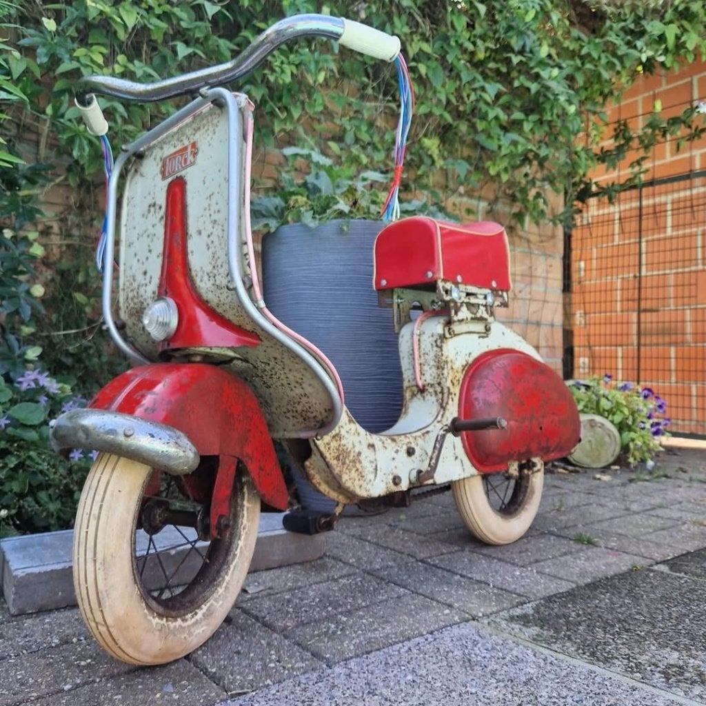 Vespa torc à pédale, Enlèvement