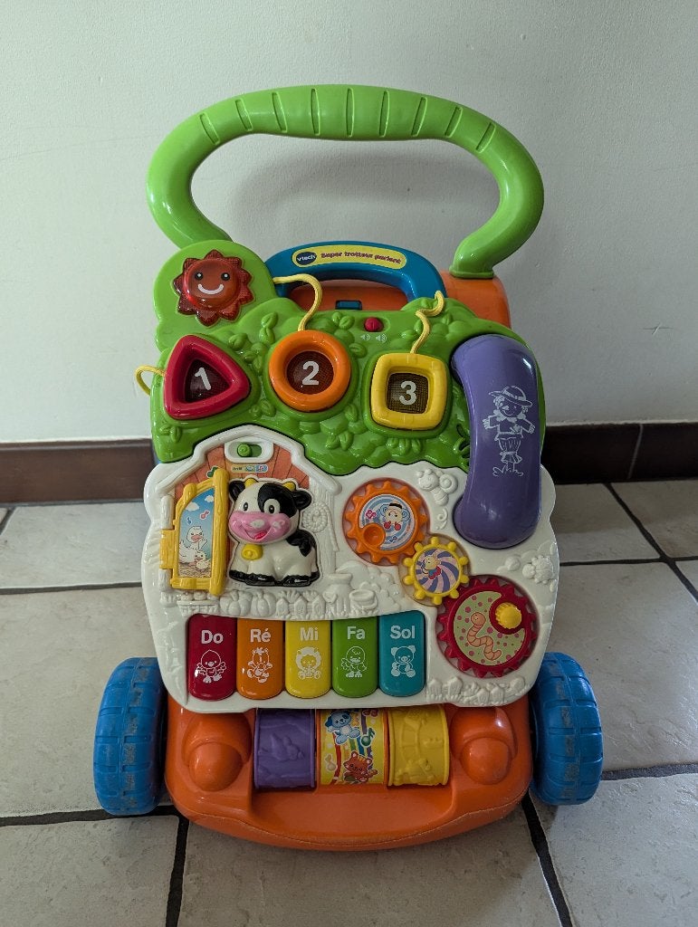 Vtech Super trotteur parlant 2 en 1 Orange, Ophalen, Gebruikt, 6 maanden tot 2 jaar