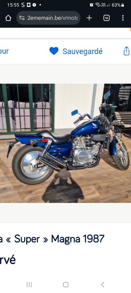 Honda magna, Motos, Chopper, 4 cylindres, 700 cm³, Neuf