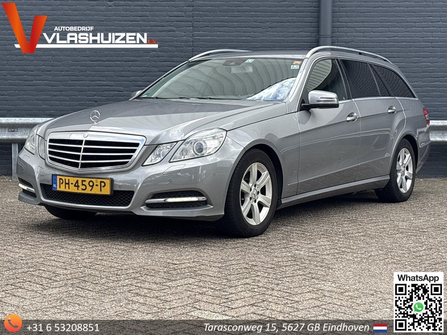 Mercedes-Benz E 250 Estate CDI | Leder | Climate | Cruise |, Auto's, Automaat, Verwarmde buitenspiegels, Zilver of Grijs, Te koop
