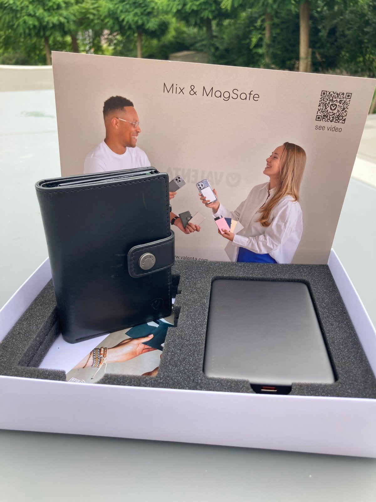 Porte-cartes Valenta + batterie Magsafe, Enlèvement ou Envoi, Neuf