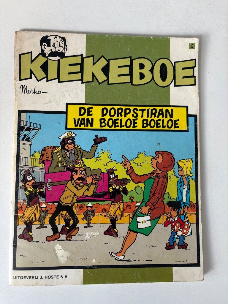 Kiekeboe album 3 eerste druk, Enlèvement ou Envoi, Une BD, Utilisé, MERHO