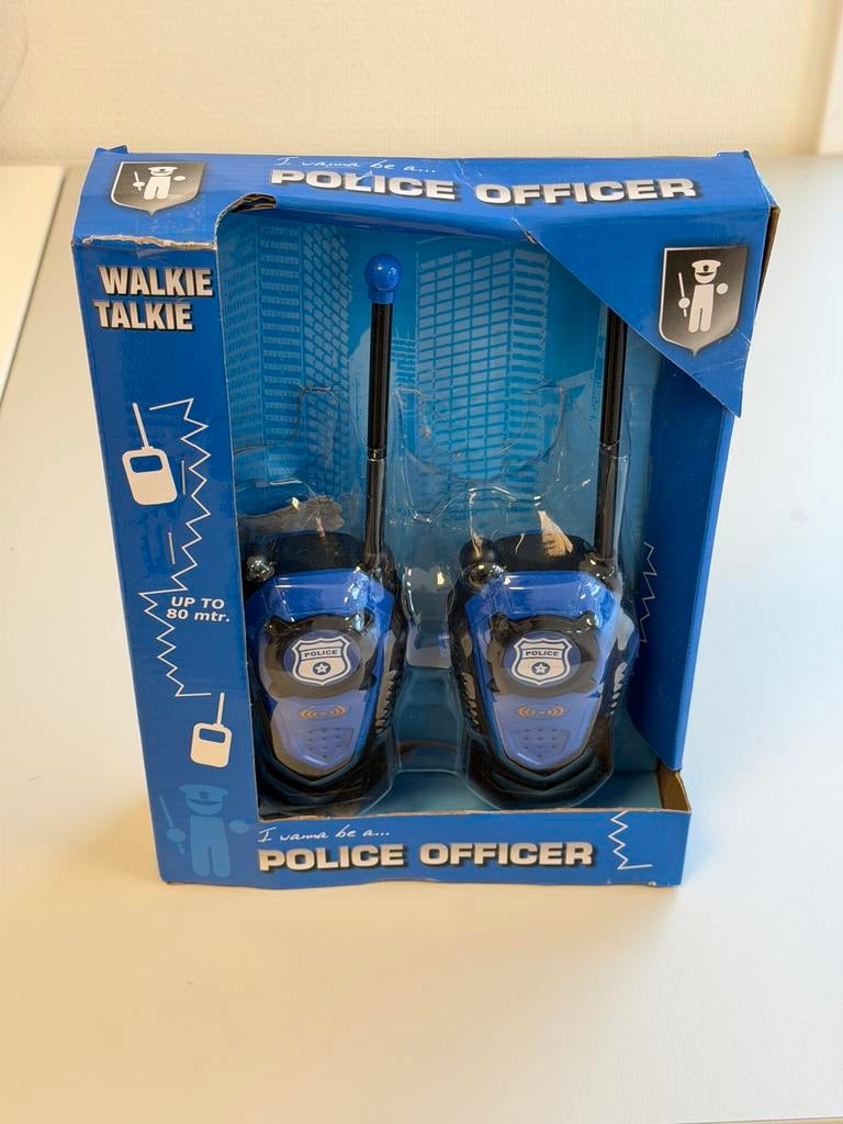 Ensemble de 2 talkies-walkies Police pour enfants, Enlèvement ou Envoi, Neuf, Moins de 2 km, Talkie-walkie ou Walkie-talkie