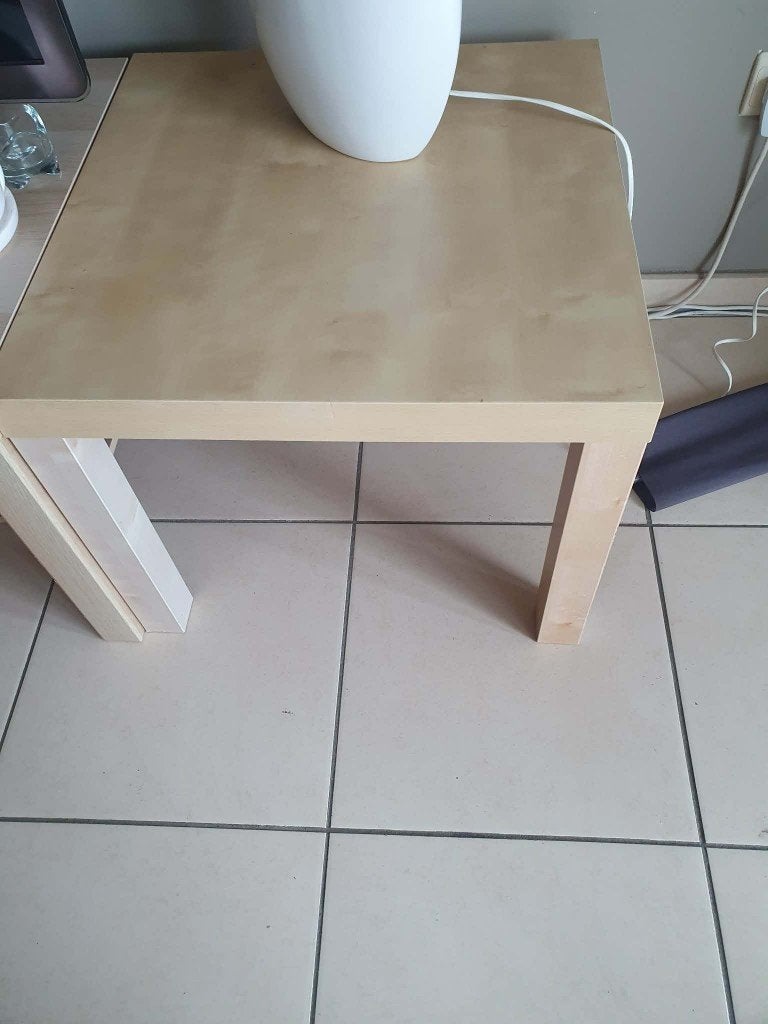tafeltje, Huis en Inrichting, Ophalen, Gebruikt, Vierkant, 55 tot 75 cm