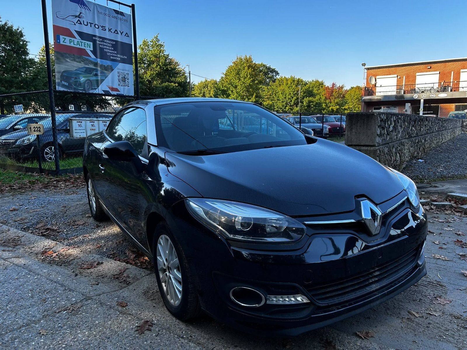Renault Megane Cabrio 1.5diesel  200100 km bij 11/2014, Auto's, Voorwielaandrijving, Zwart, 4 cilinders, Cabriolet
