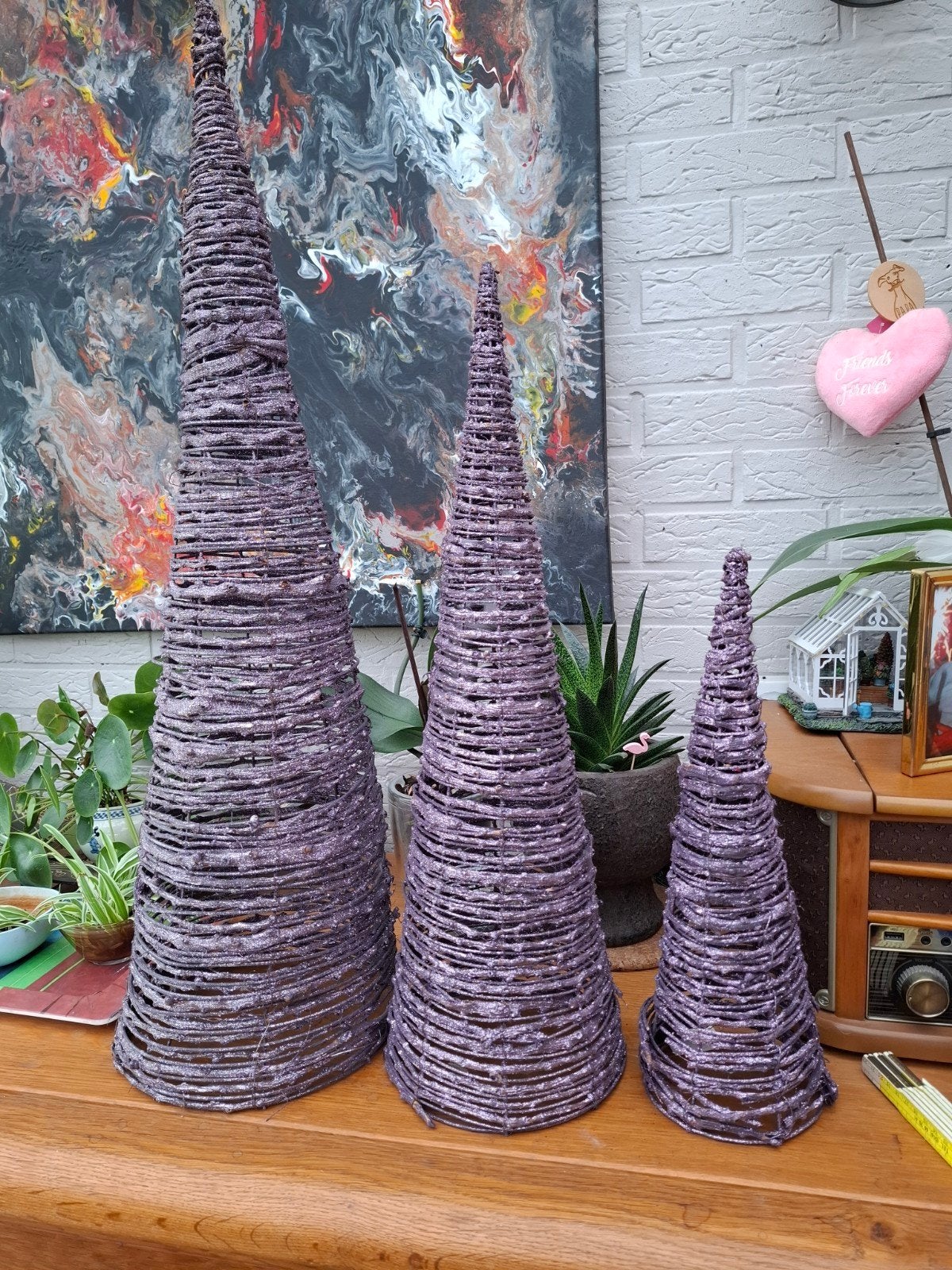 Cornets de Noël 3 pièces, Enlèvement, Utilisé