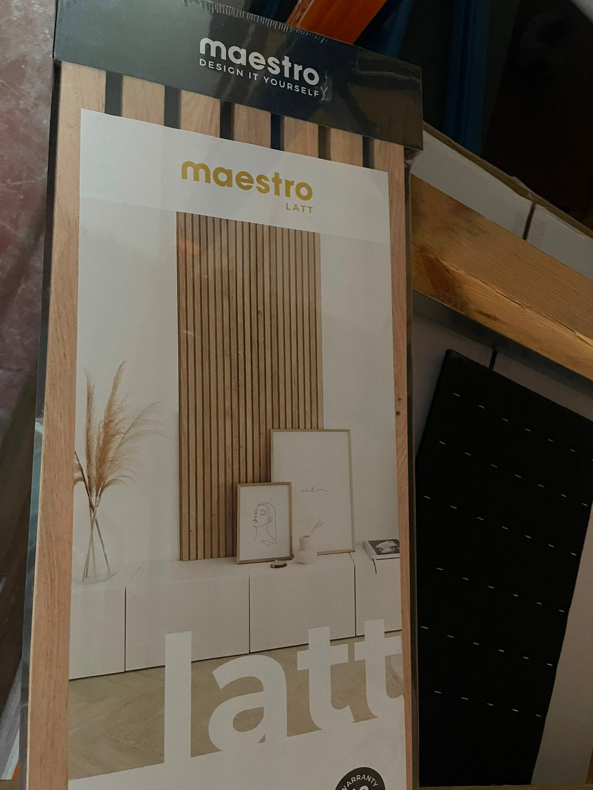 Maestro latt wand panelen, Doe-het-zelf en Bouw, Ophalen, Zo goed als nieuw