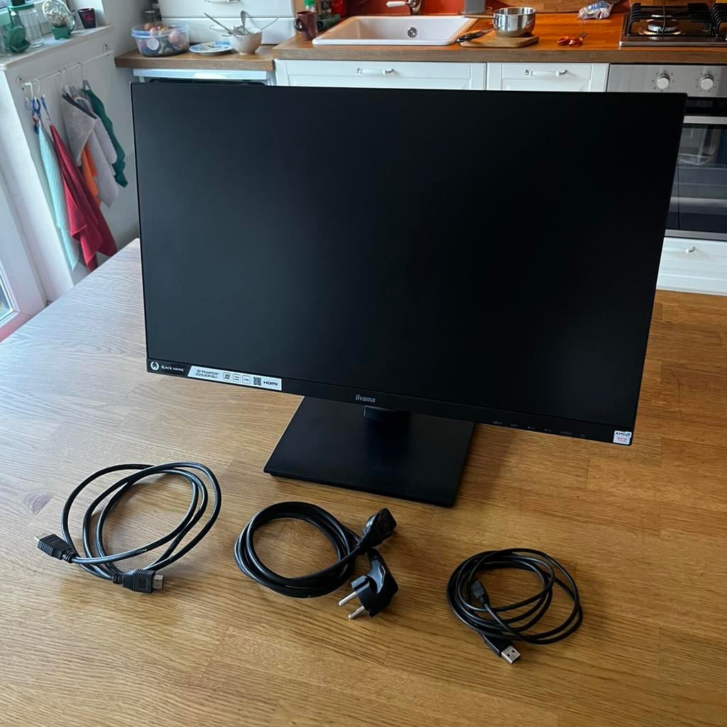 iiyama Black Hawk G-Master-scherm 24,5 inch — Full HD 75 Hz, Computers en Software, Monitoren, Gebruikt, Iiyama, Ingebouwde speakers