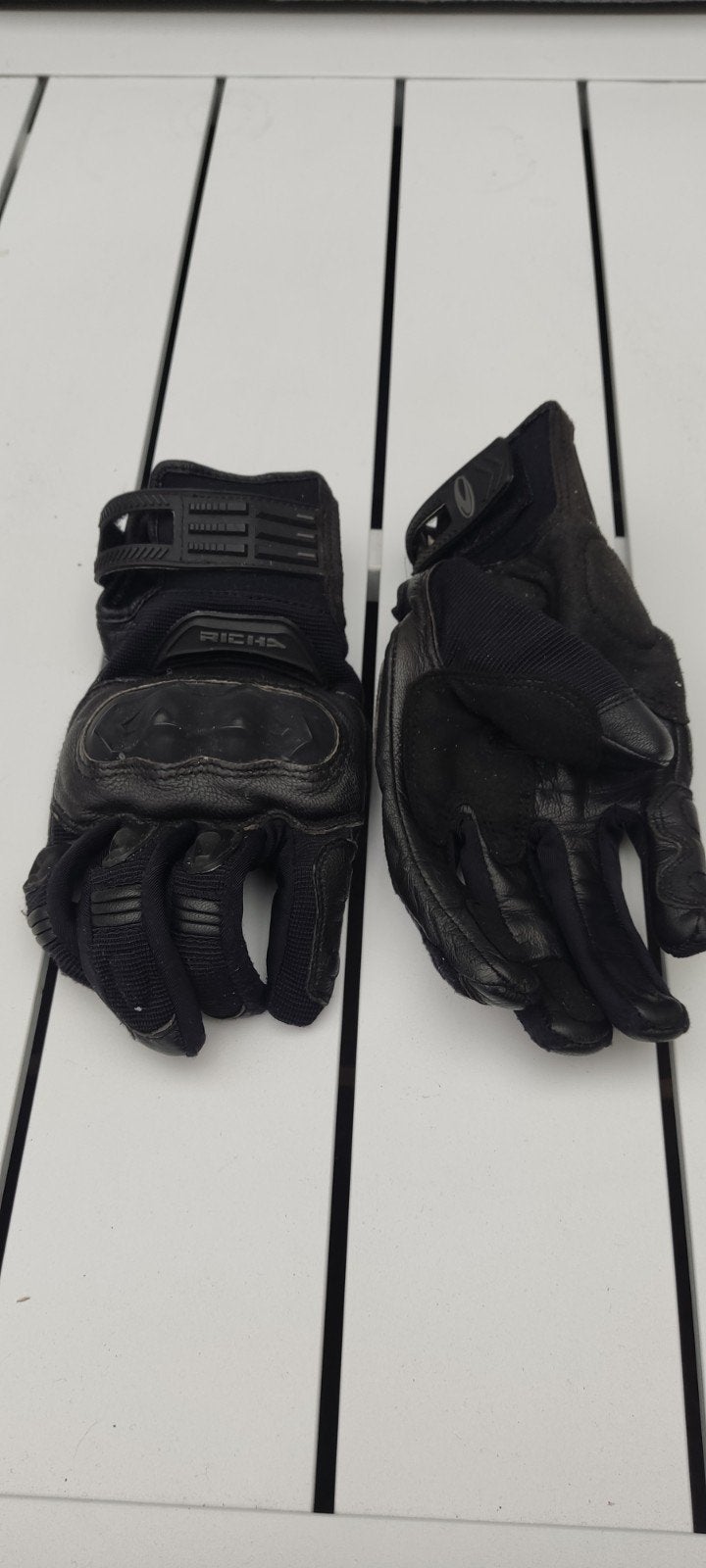 Gants de moto Richa pour femmes S/M, Enlèvement ou Envoi, Utilisé, Noir