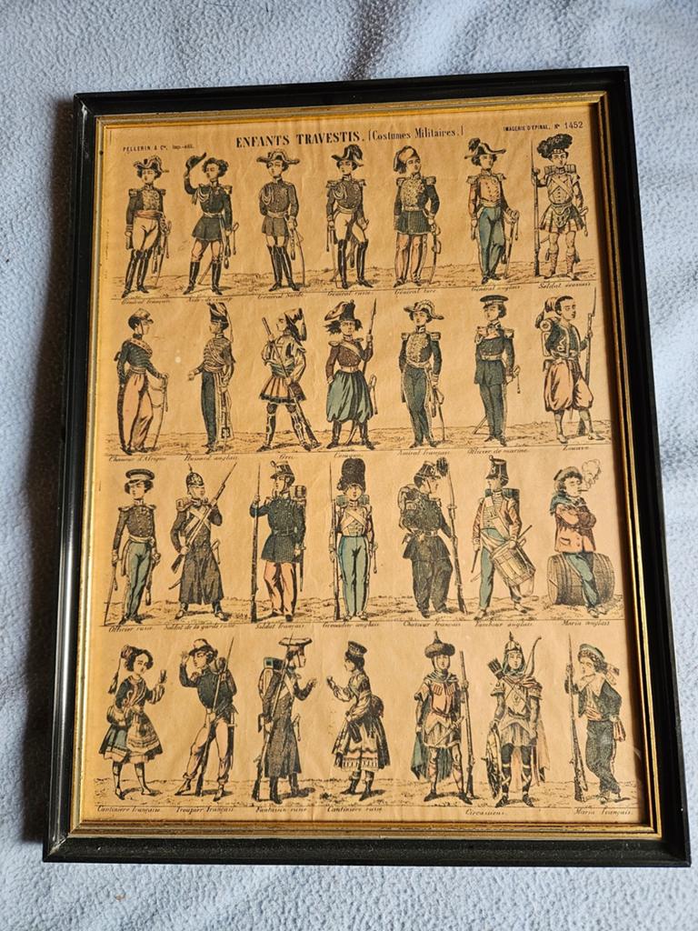 Image Pèlerinage : Enfants Travestis (costumes militaires ), Enlèvement