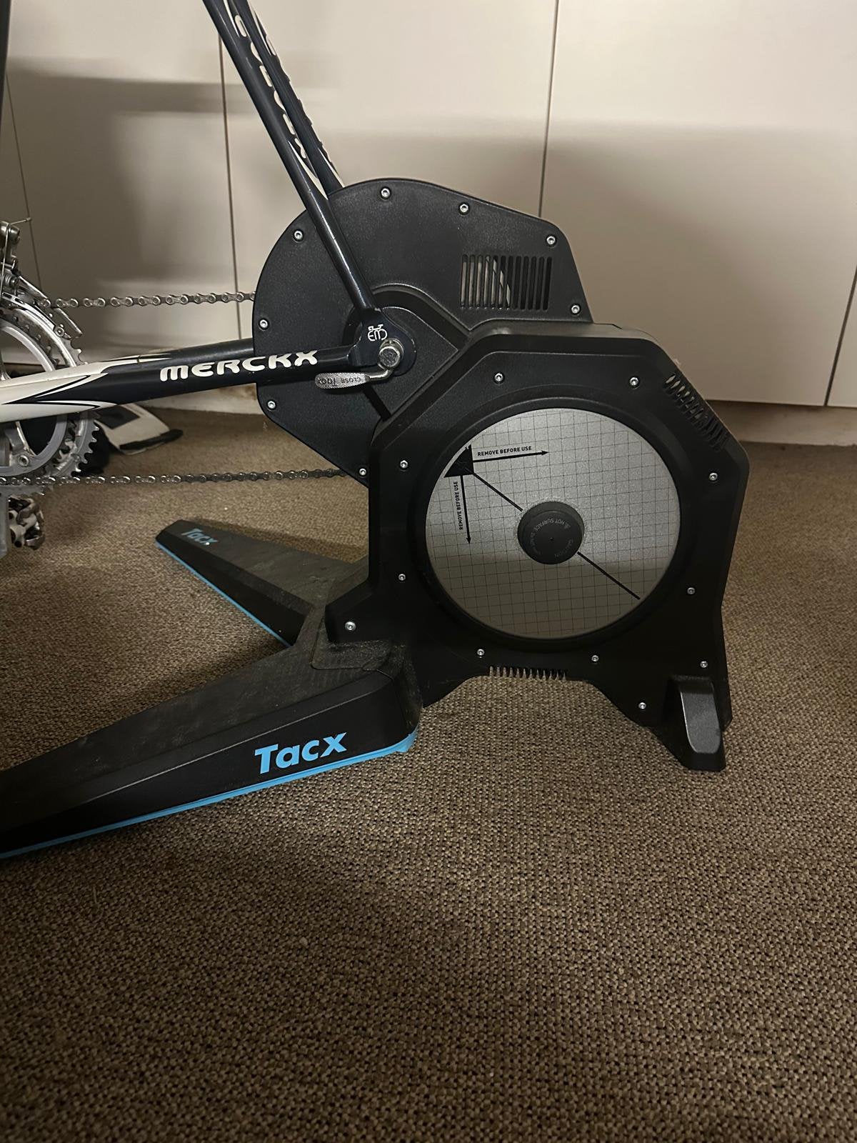Tacx NEO 2T Smart + Eddy Merckx racefiets, Sport en Fitness, Ophalen of Verzenden, Zo goed als nieuw