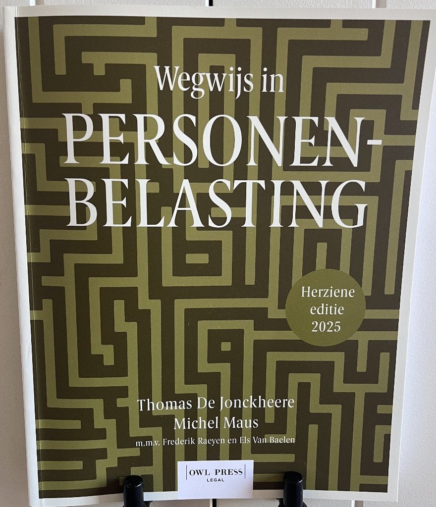 Handboek Personenbelasting - HoGent, Ophalen of Verzenden, Nieuw, Hogeschool, Owl press