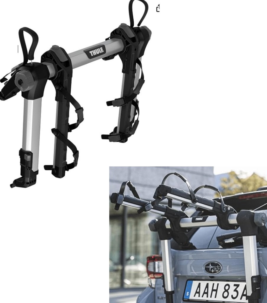 Thule Outway 2 Bikes, Autos : Divers, Porte-vélos, 2 vélos, Pneus larges, Comme neuf, Enlèvement