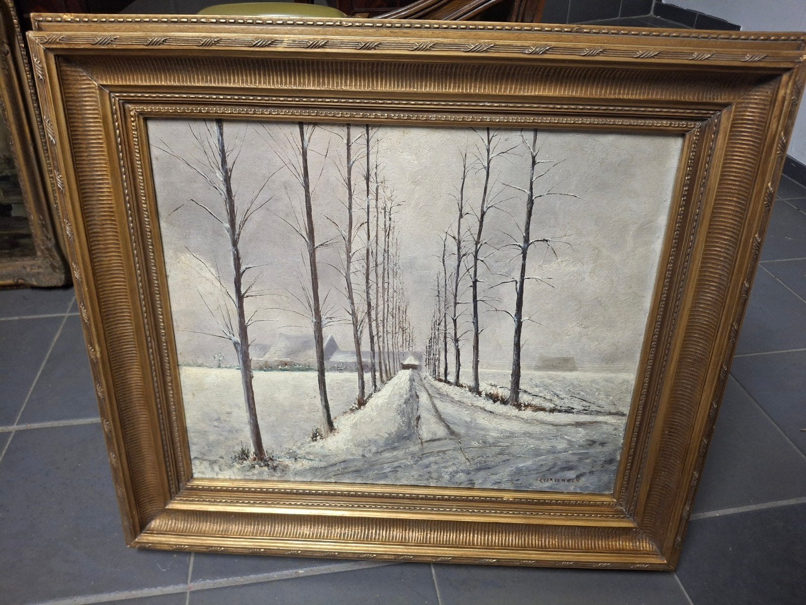 winterlandschap Vertenten, Enlèvement ou Envoi