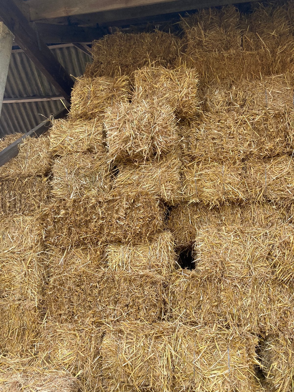 Kleine pakjes stro te koop, Zakelijke goederen, Landbouw | Veevoer, Ophalen
