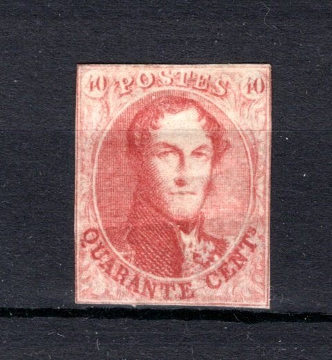 12 MH 1861 - Langwerpig medaillon (dun papier) COB 10500 €, Verzenden, Postfris, Spoor van plakker