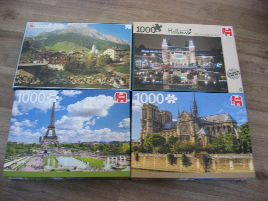 Jumbo Puzzels 1000 st Zie Foto's, Hobby en Vrije tijd, Denksport en Puzzels, Ophalen of Verzenden, 500 t/m 1500 stukjes, Nieuw