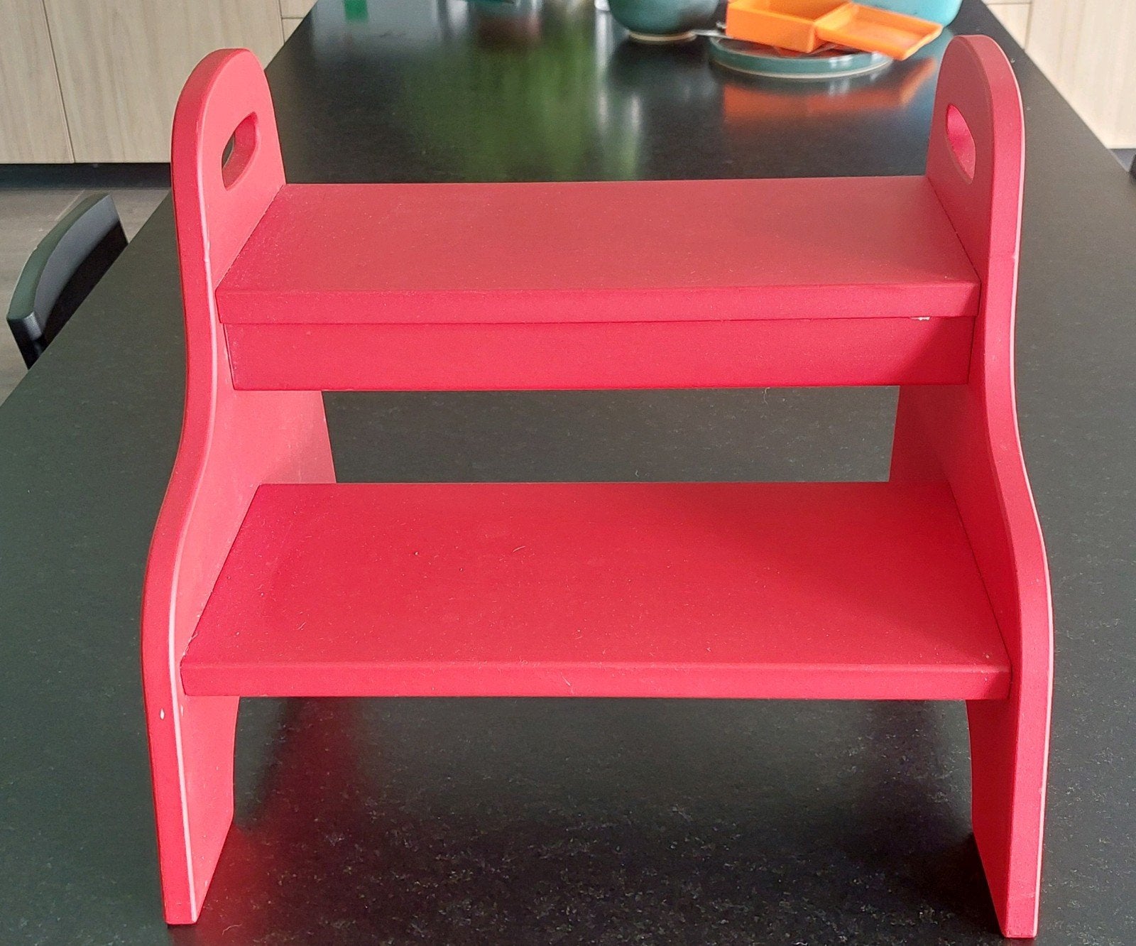 Rood opstapje, Ophalen
