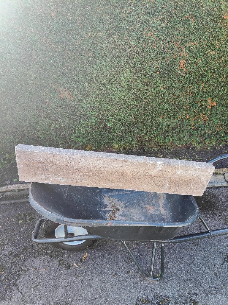 beton boordstenen, Enlèvement, Comme neuf, Béton