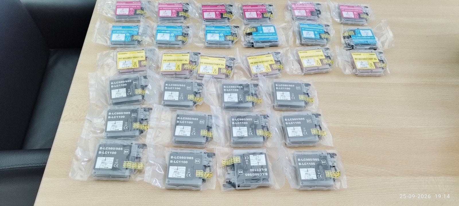 30 cartouches XL Brother LC980, LC985, LC1100, Informatique & Logiciels, Enlèvement ou Envoi, Neuf, Cartridge