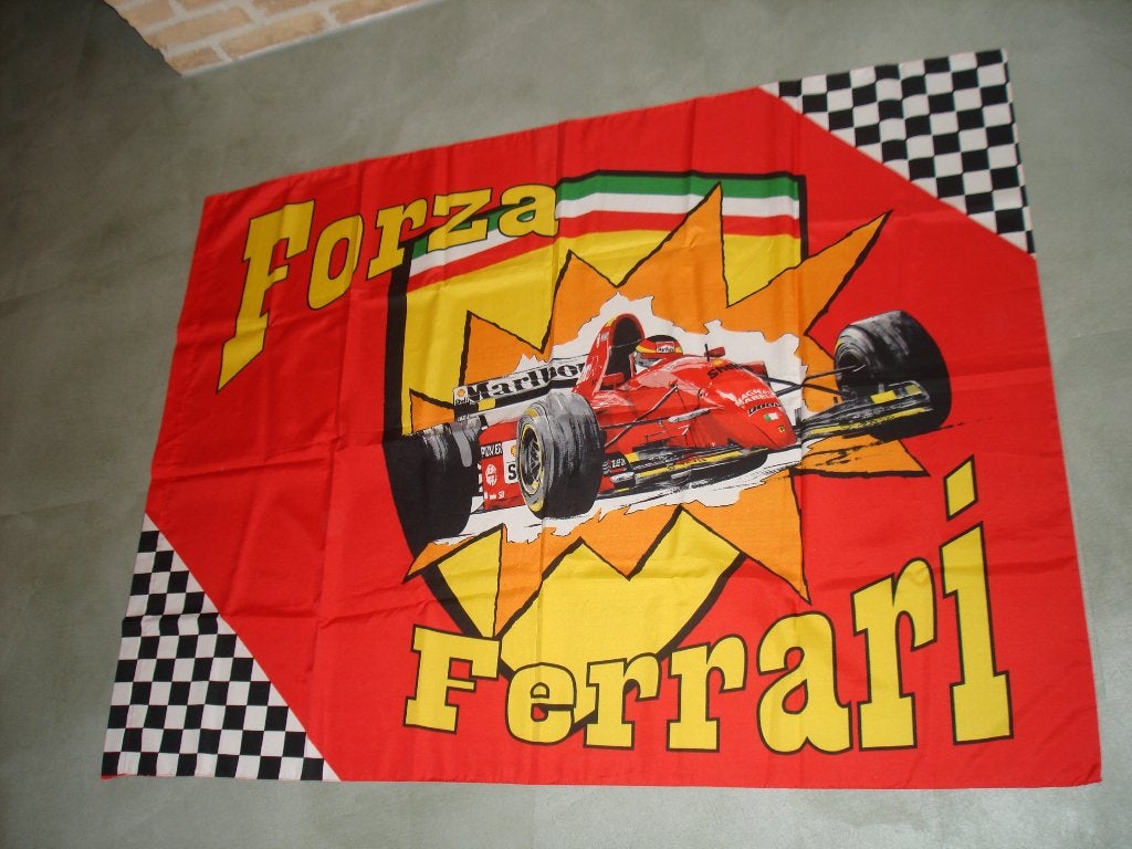 Ferrari vlag - Marlboro -, Verzamelen, Ophalen of Verzenden, Nieuw, Formule 1